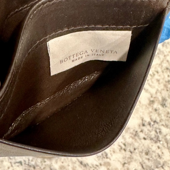 BOTTEGA VENETA INTRECCIATO CARD CASE- Dark Brown - Picture 2 of 10